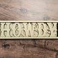 Howdy table top sign