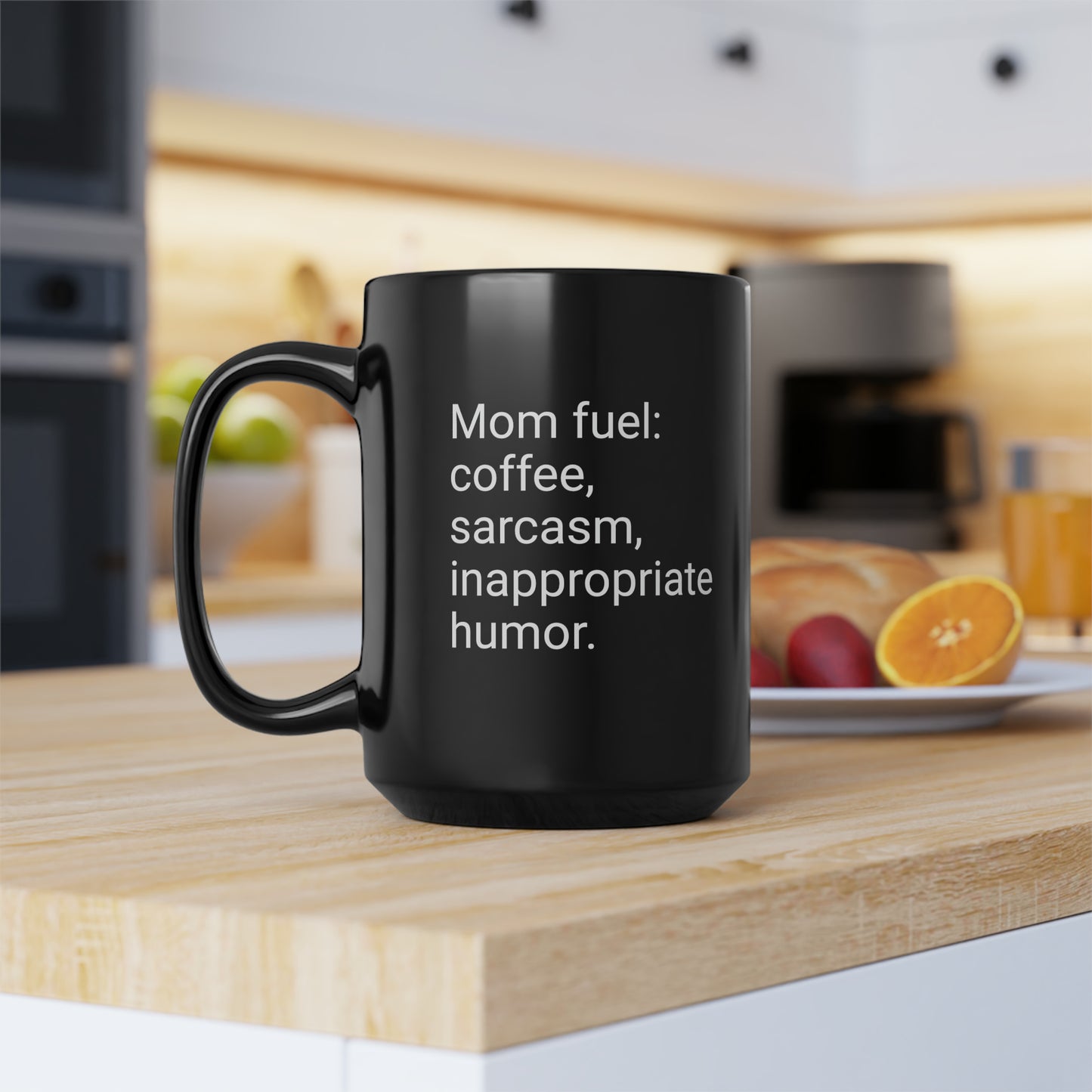 Black Mug, 15oz