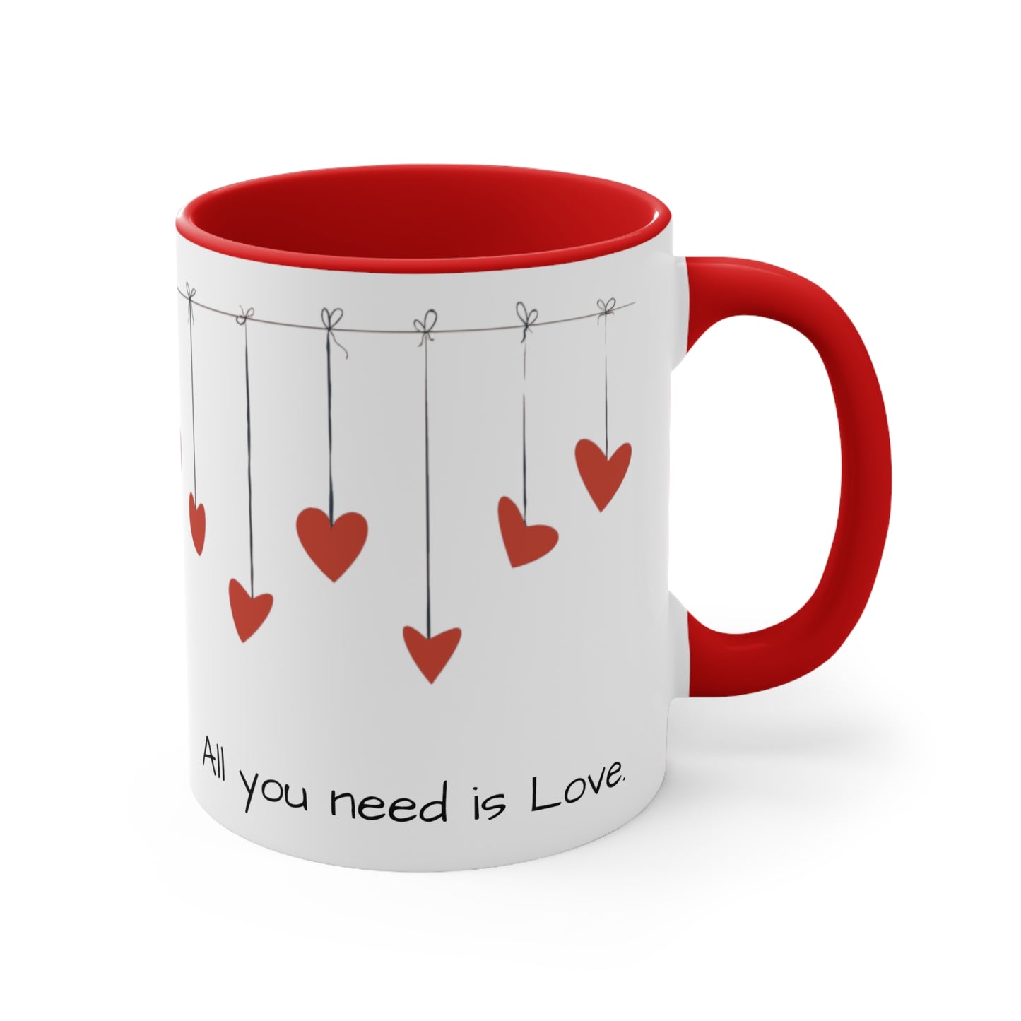 Valentine Accent Coffee Mug, 11oz