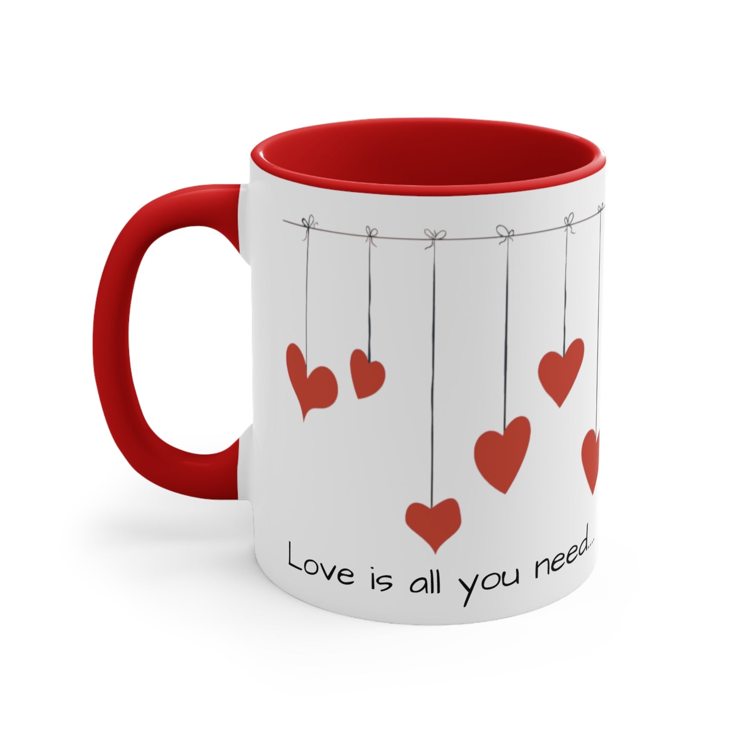 Valentine Accent Coffee Mug, 11oz