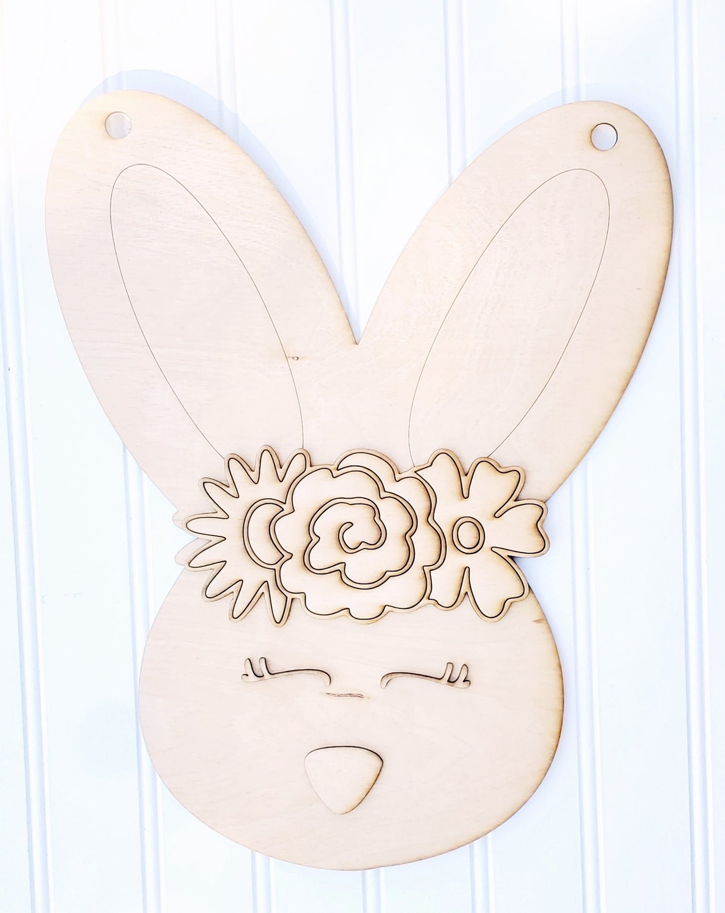 Bunny Cuteness wood sign
