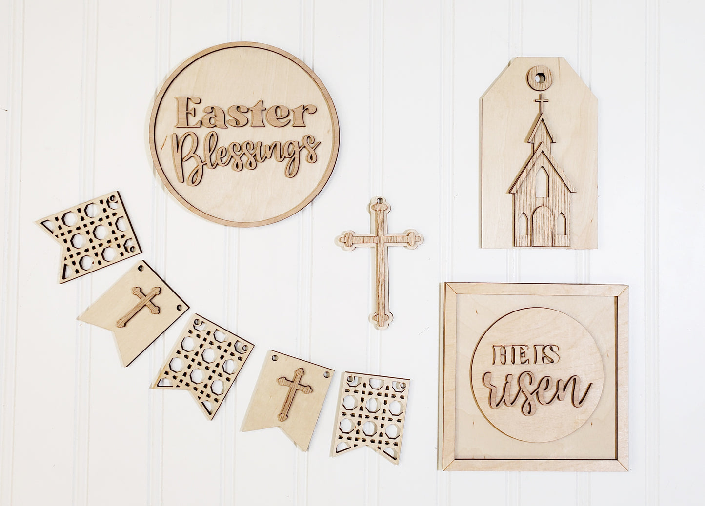 Easter Blessings tier tray set