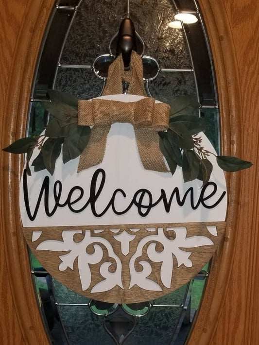 Welcome Ornate Half Detail