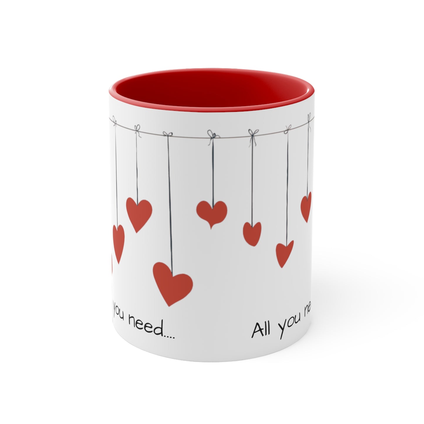 Valentine Accent Coffee Mug, 11oz