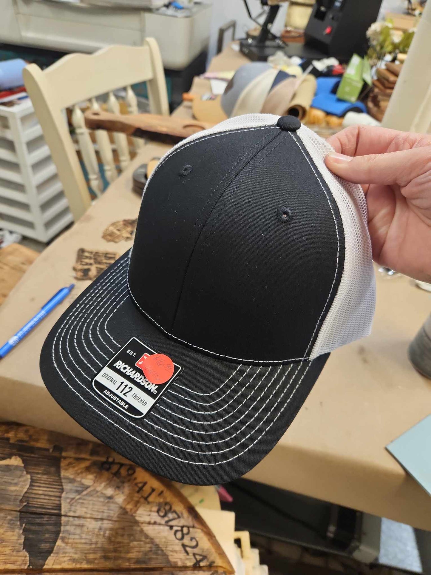 Custom Leather Patch Hats