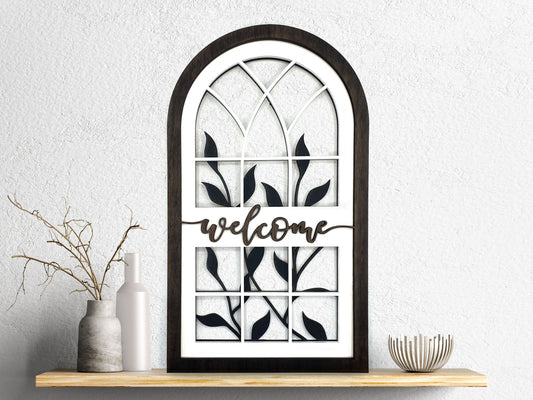 Layered Arched Window