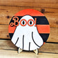 Boo round tabletop sign