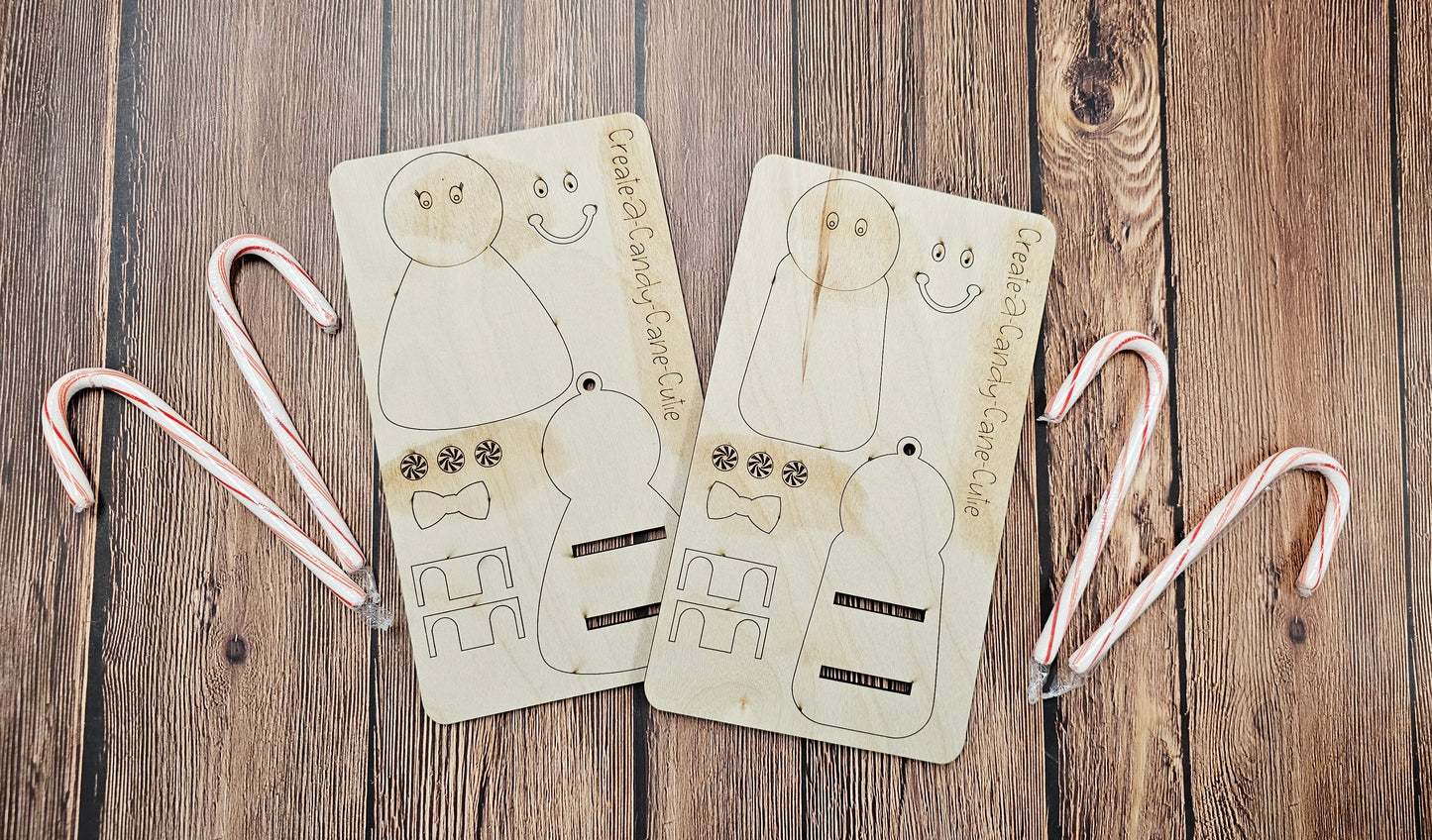 Gingerbread girl or boy pop-out kit