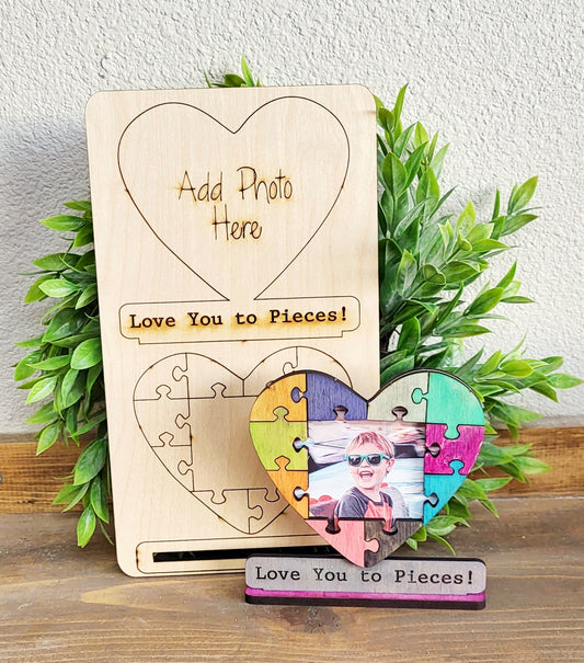 Love Puzzle Picture Frame