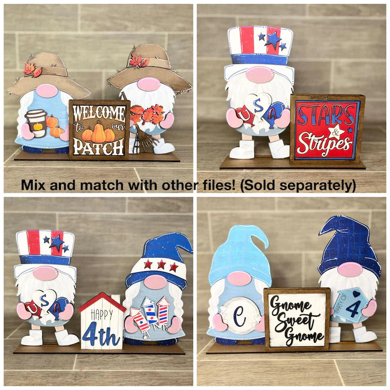 Interchangeable Gnome Decor