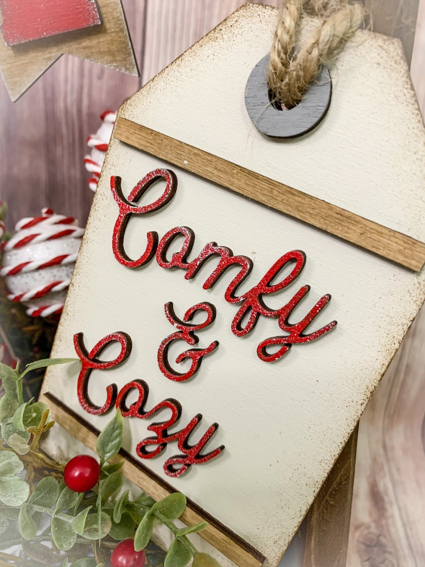 Fall/Winter reversable DIY tier tray set