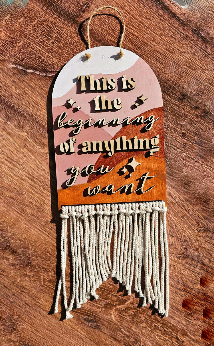 Inspirational & Sentimental Wooden Signs- Sweet Hydrangea