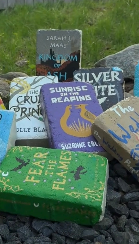 Bookish Garden Pavers Painting Class